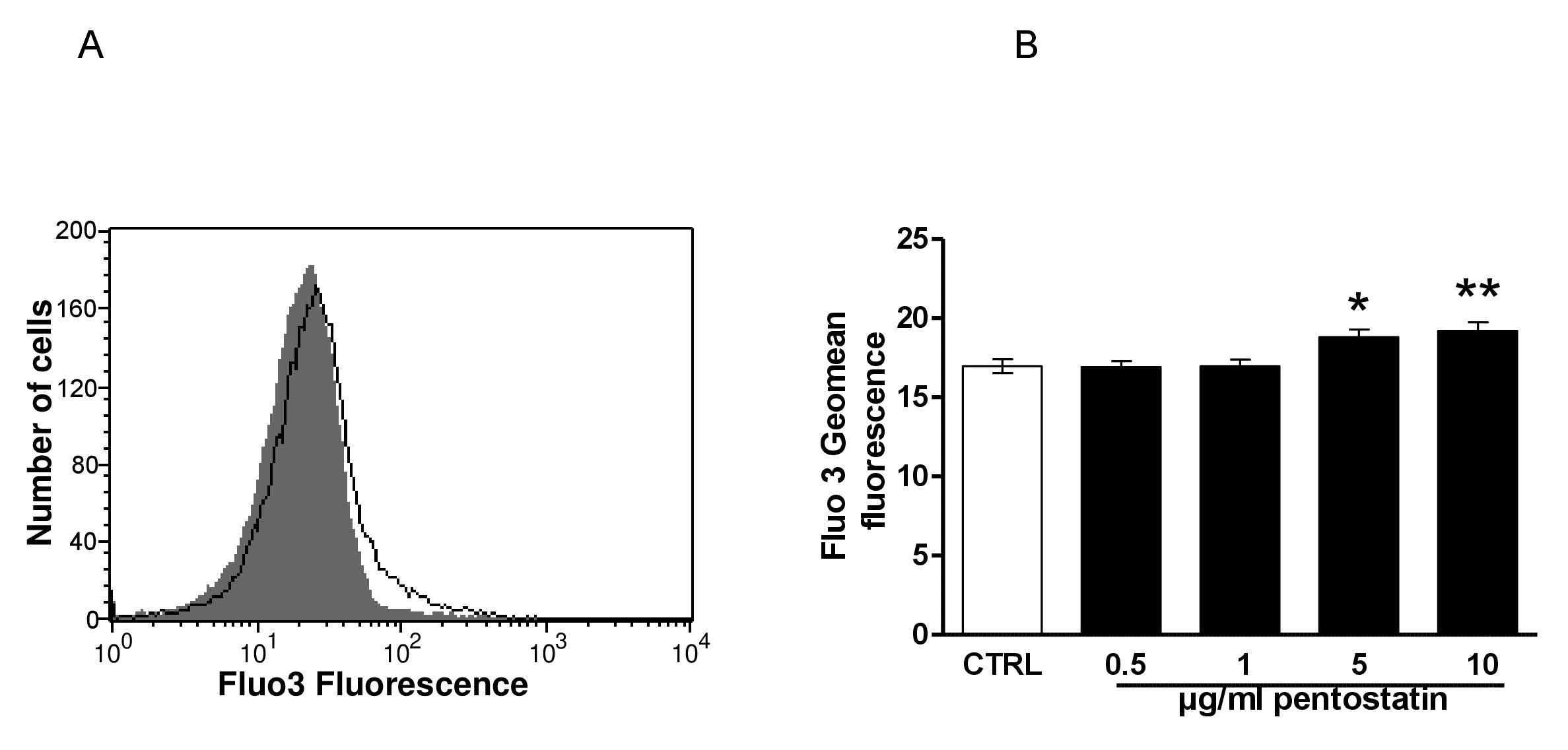 Fig. 3. MDCK cells were grown on coverslip and mounted on slides in isotonic 100% DMEM. At t=0 the medium was replaced with 50% DMEM containing 0.1 mM NaFl and 10 µM propidium iodide and imaged for NaFl staining (A) and PI staining (B) after 10 min. (C) PI staining after the medium was exchanged second time for 70% ethanol. Scale bar, 100 µM.